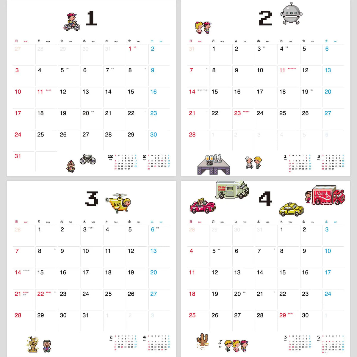 MOTHER x Hobonichi Whiteboard Calendar 2027