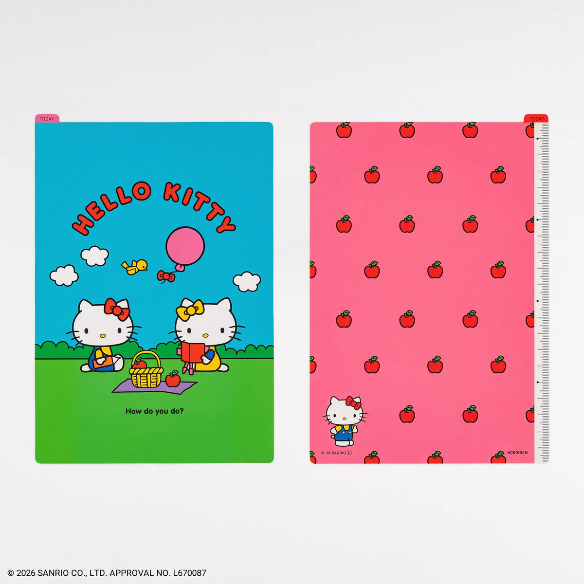 Hobonichi Techo 2027 Hello Kitty Planner Pencil Board Original A6 Cousin A5 Weeks