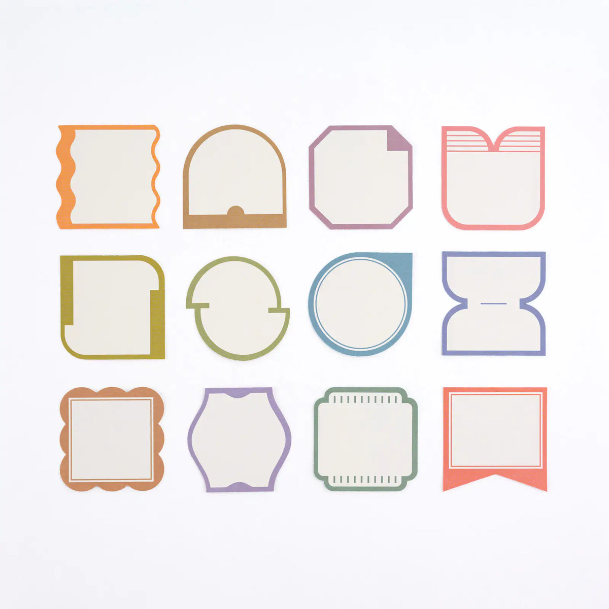 Hobonichi Techo TSUKI no IRO Mini Card Set 12 Designs with Envelopes