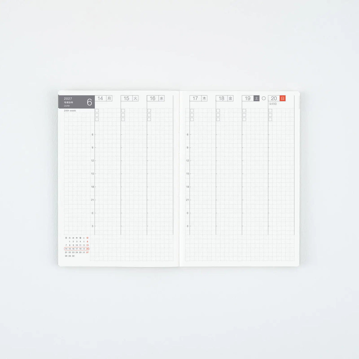 Hobonichi Weekly Planner 2027 January Start