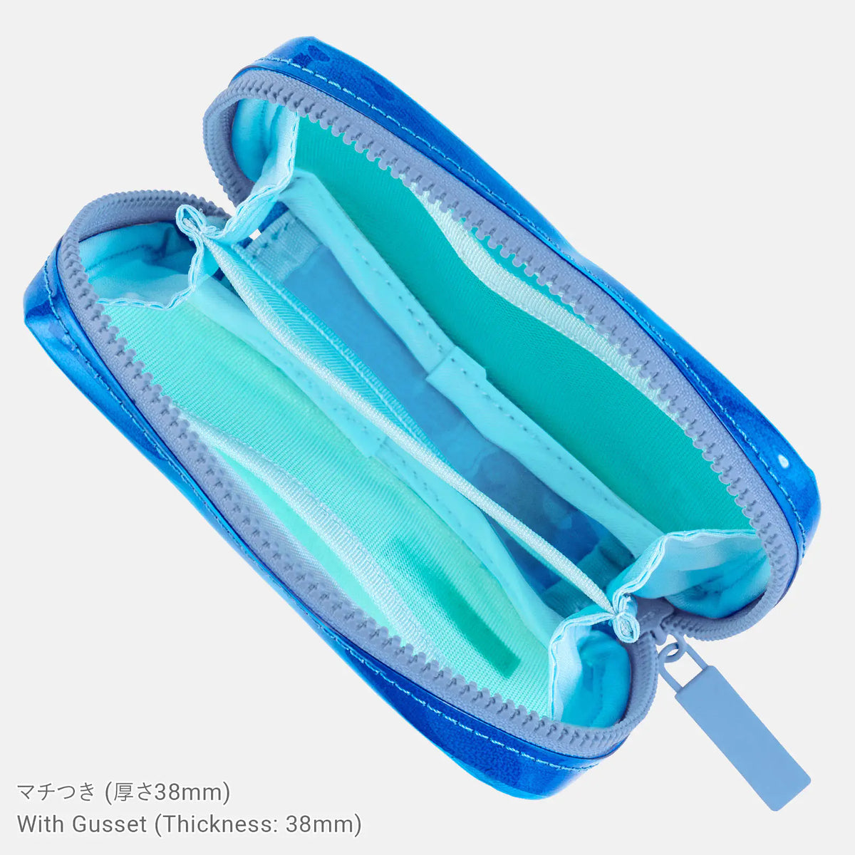Hobonichi Drawer Pouch Pocket – Transparent Mix Blue Mini Organizer Pouch