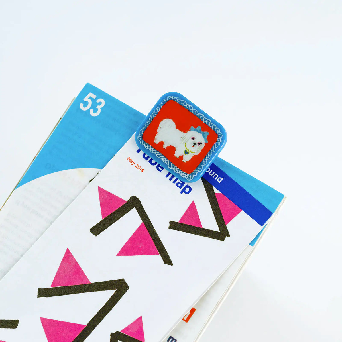 Hobonichi Yumi Kitagishi Shiro Neko Acrylic Clip Set 3 Pieces
