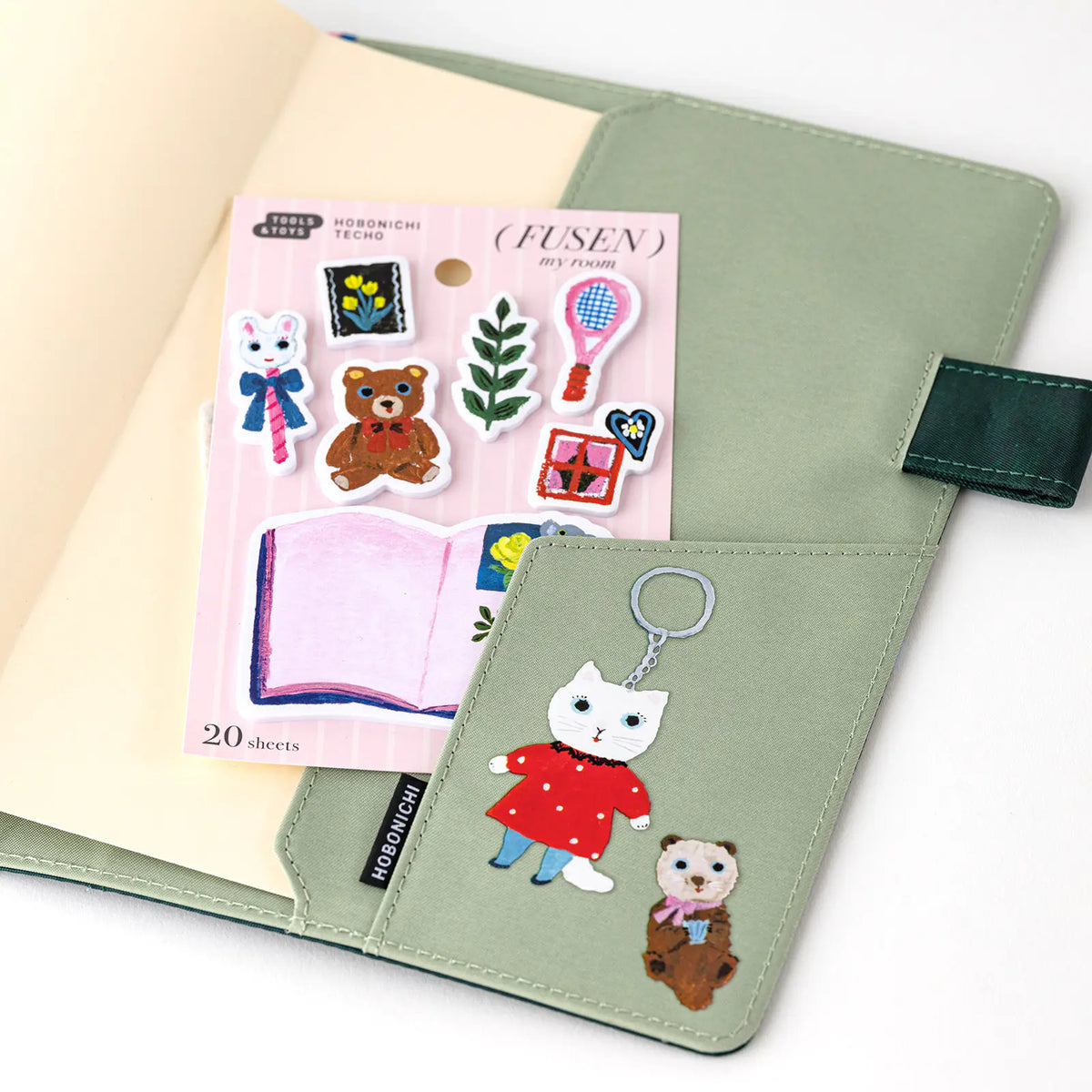 Hobonichi Yumi Kitagishi My Room Page-Edge Sticky Notes