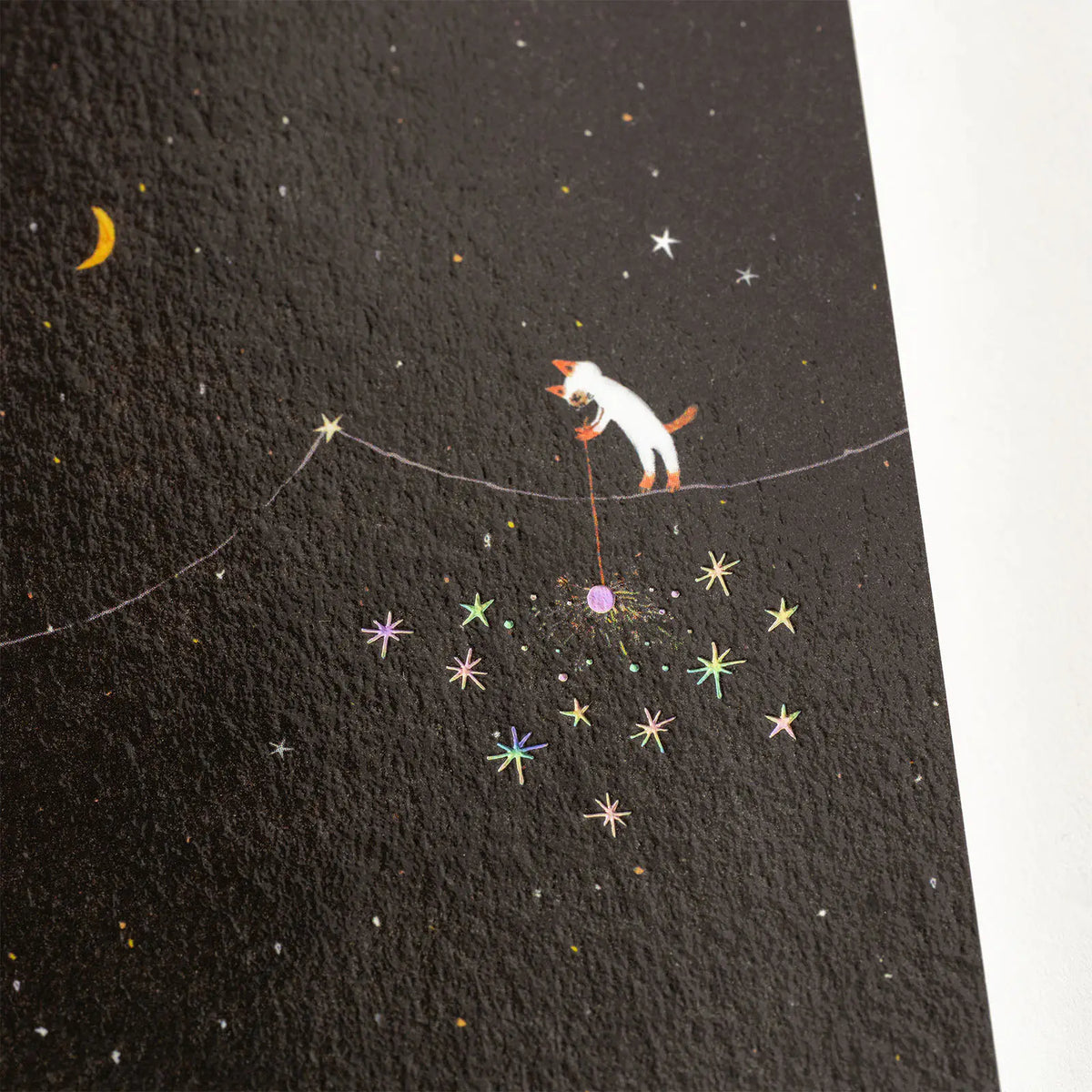 Hobonichi Hiroko Kubota Sparkler Night Sky Graph Notebook