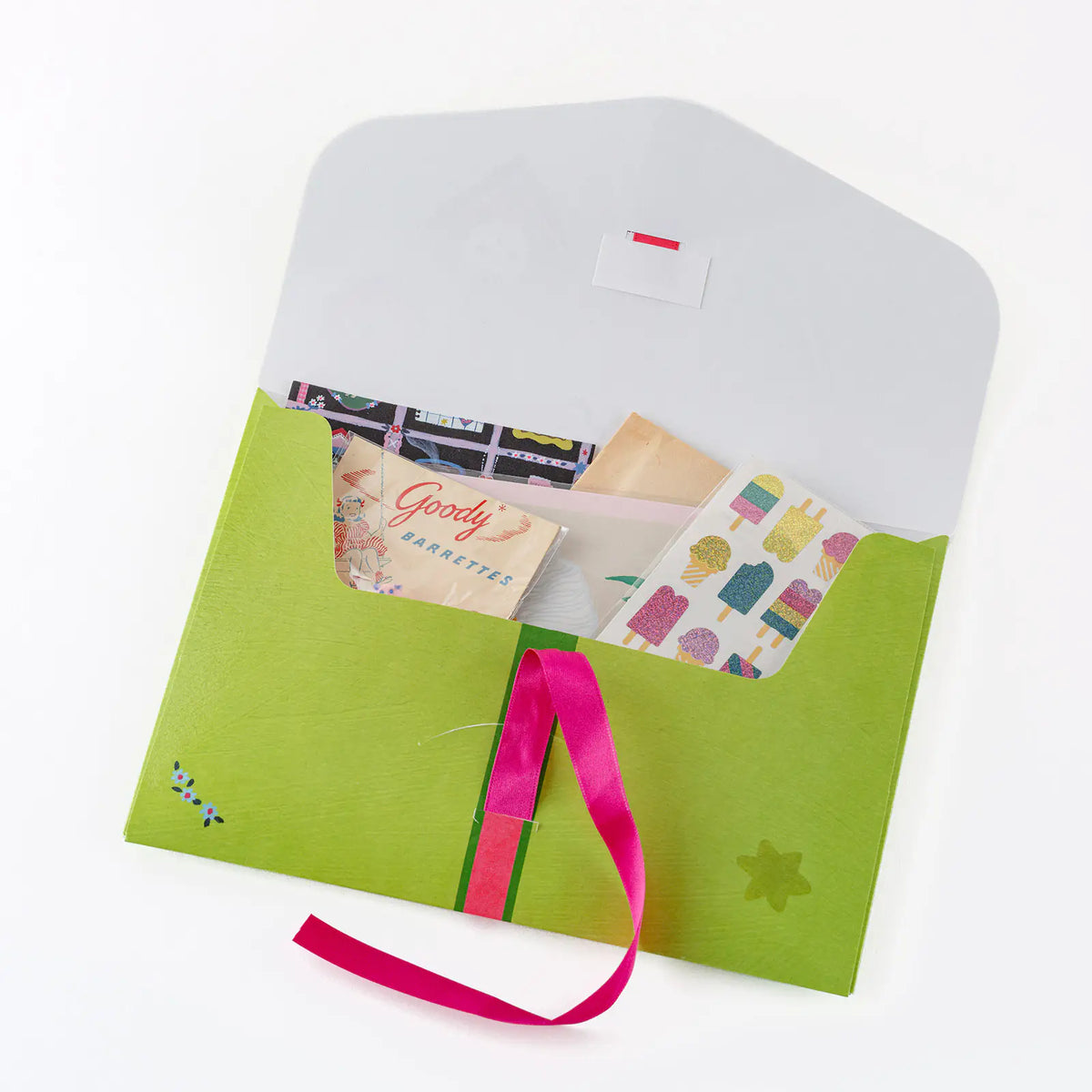 Hobonichi Yumi Kitagishi White Cat Mini File Folder
