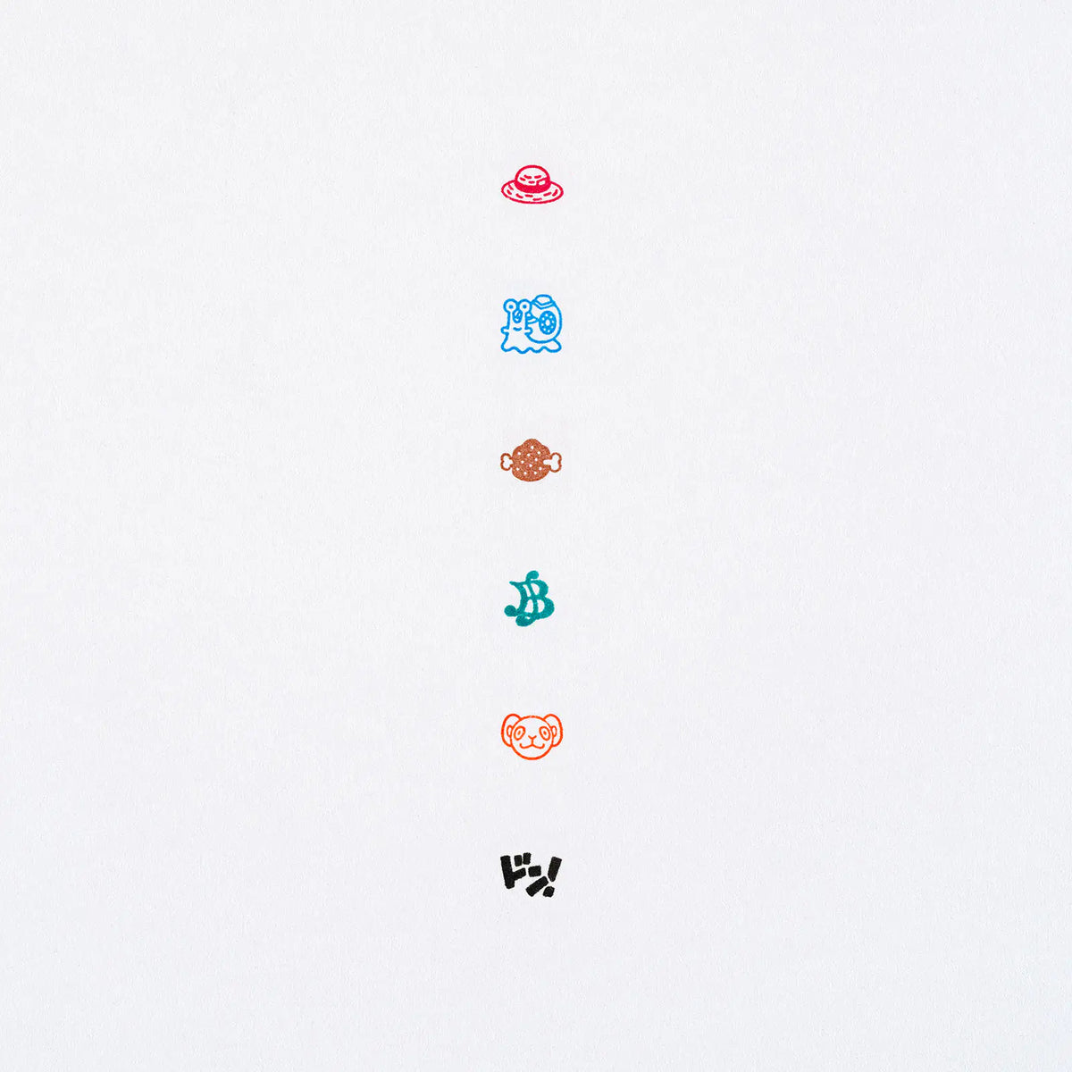 ONE PIECE magazine x Hobonichi Pochitto6 Mini Stamp Set 6 Icons
