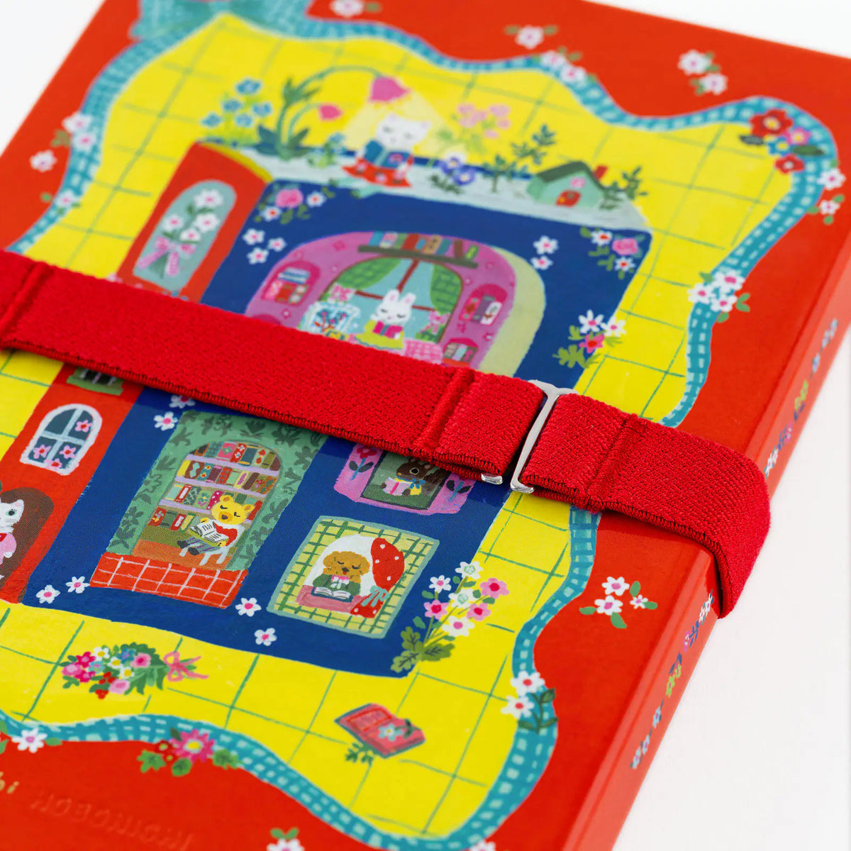Hobonichi Yumi Kitagishi Shiro Neko Charm Book Band with Pen Holder