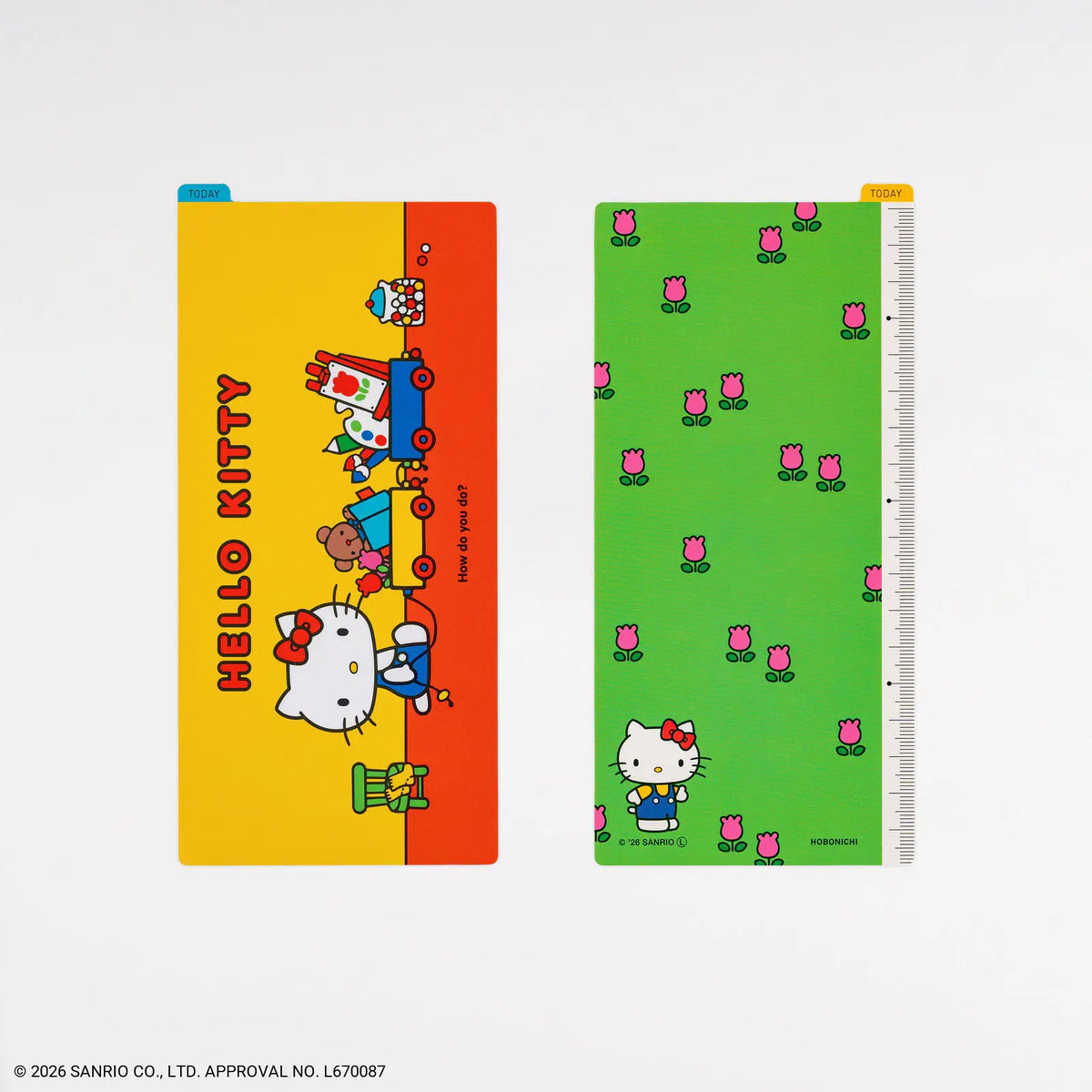 Hobonichi Techo 2027 Hello Kitty Planner Pencil Board Original A6 Cousin A5 Weeks