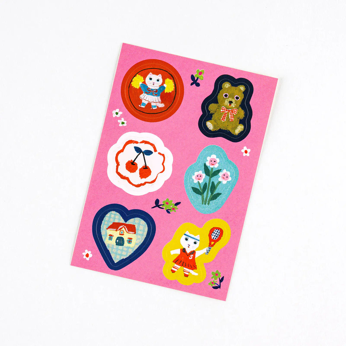 Hobonichi Yumi Kitagishi White Cat Mini Letter Set