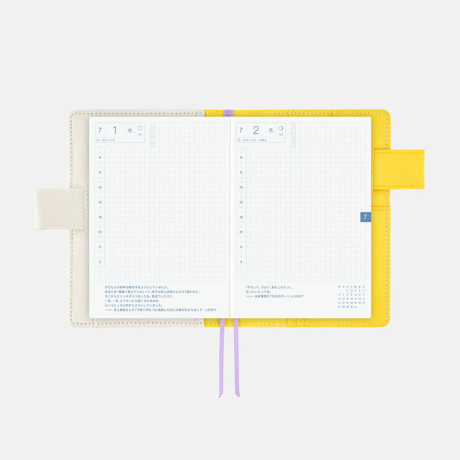 Hobonichi Techo A6 Yuichi Inoue Hana Planner Cover 2027