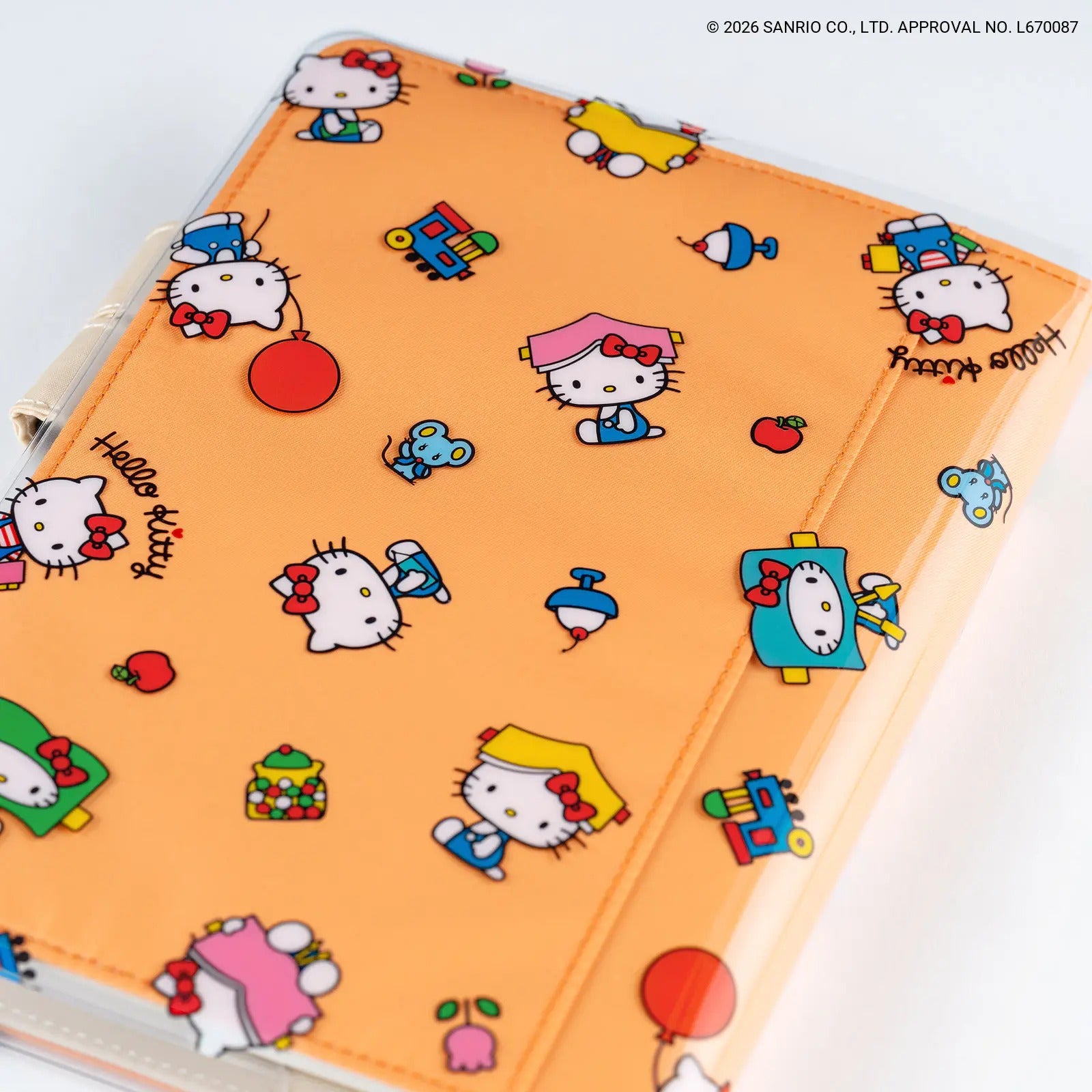 Hobonichi Techo Cousin A5 2027 Hello Kitty Fun Time Cover on Cover