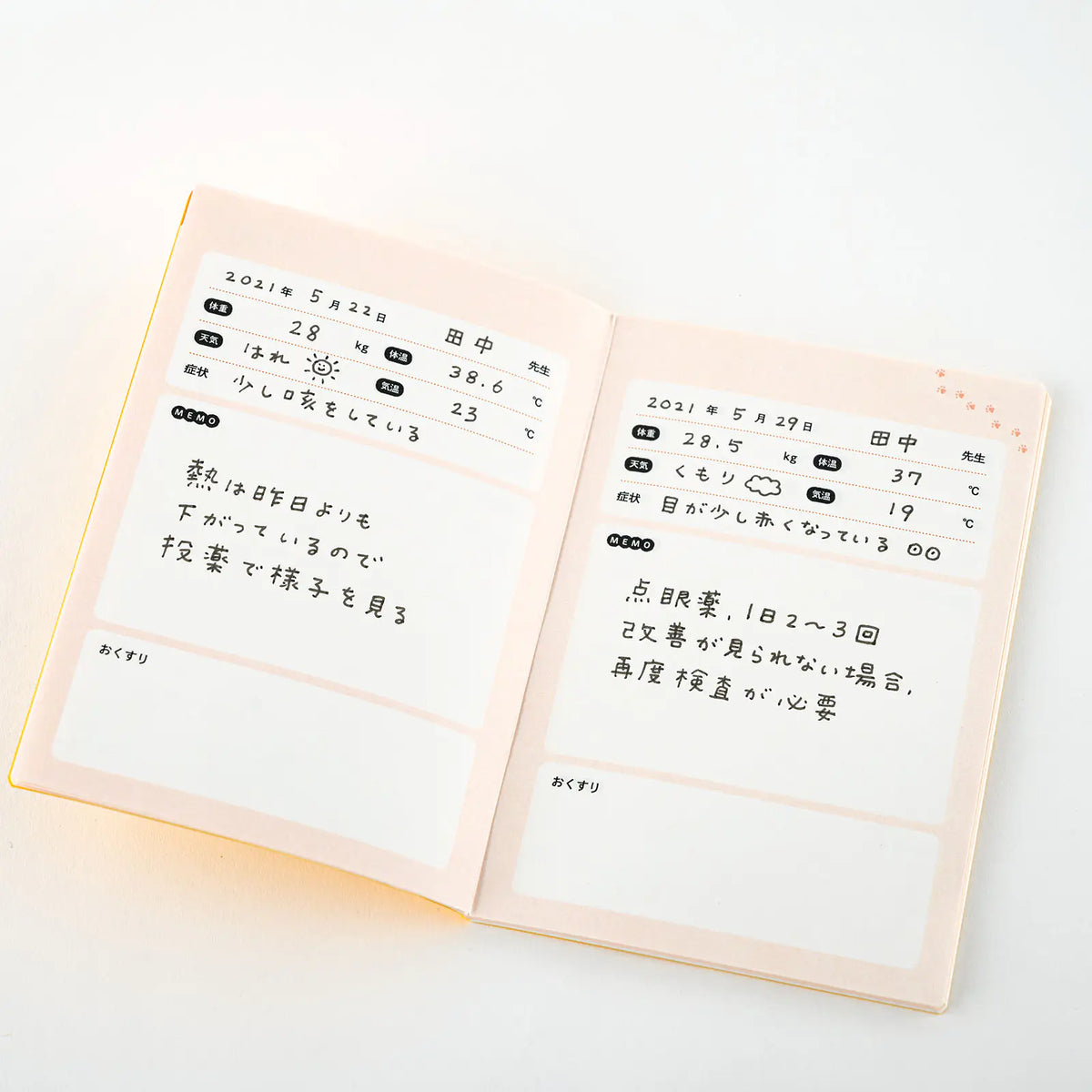 Hobonichi Dog and Cat Health Handbook
