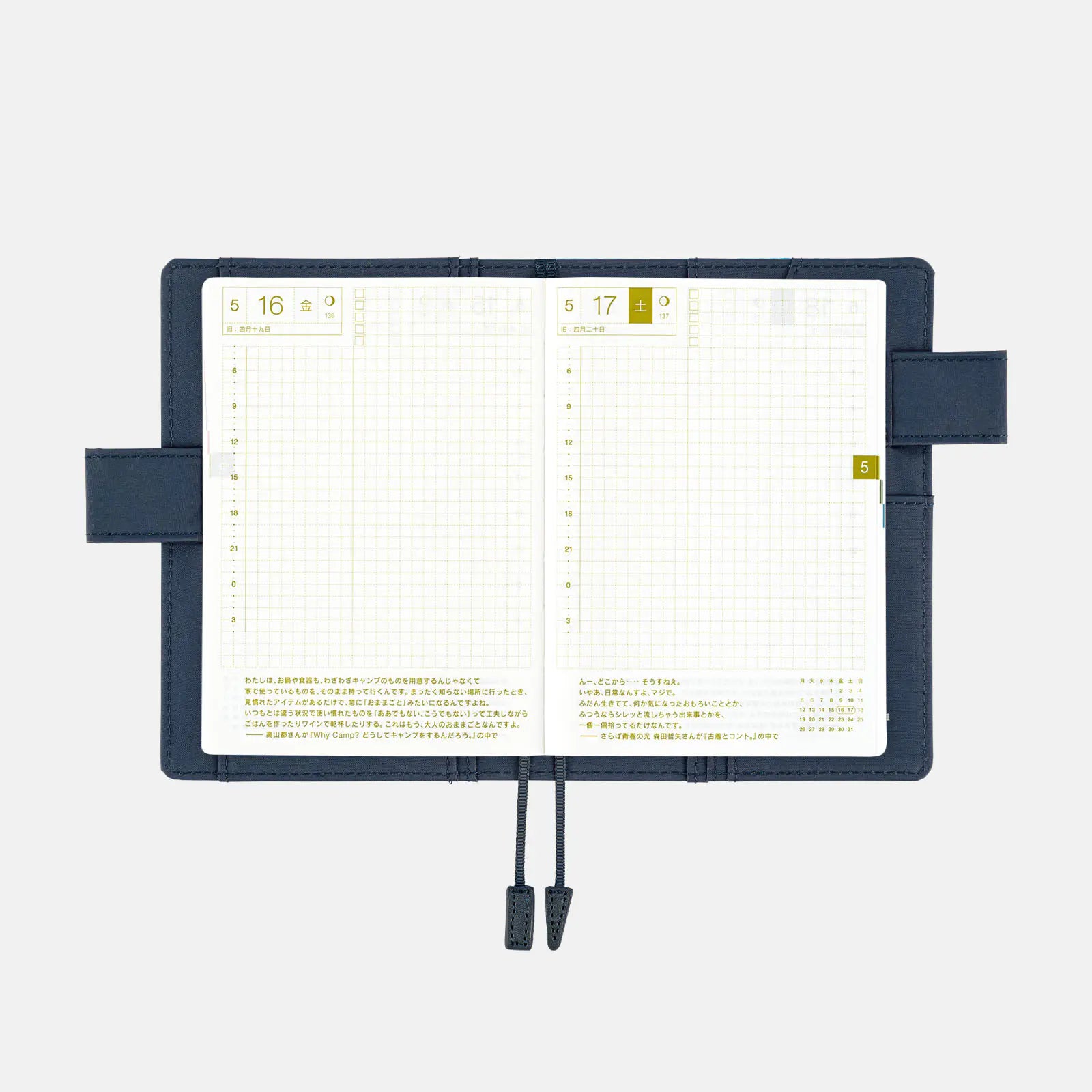 Hobonichi Techo A6 Naoki Ishikawa DENALI IN THE MIDNIGHT SUN #1 Planner Cover 2027