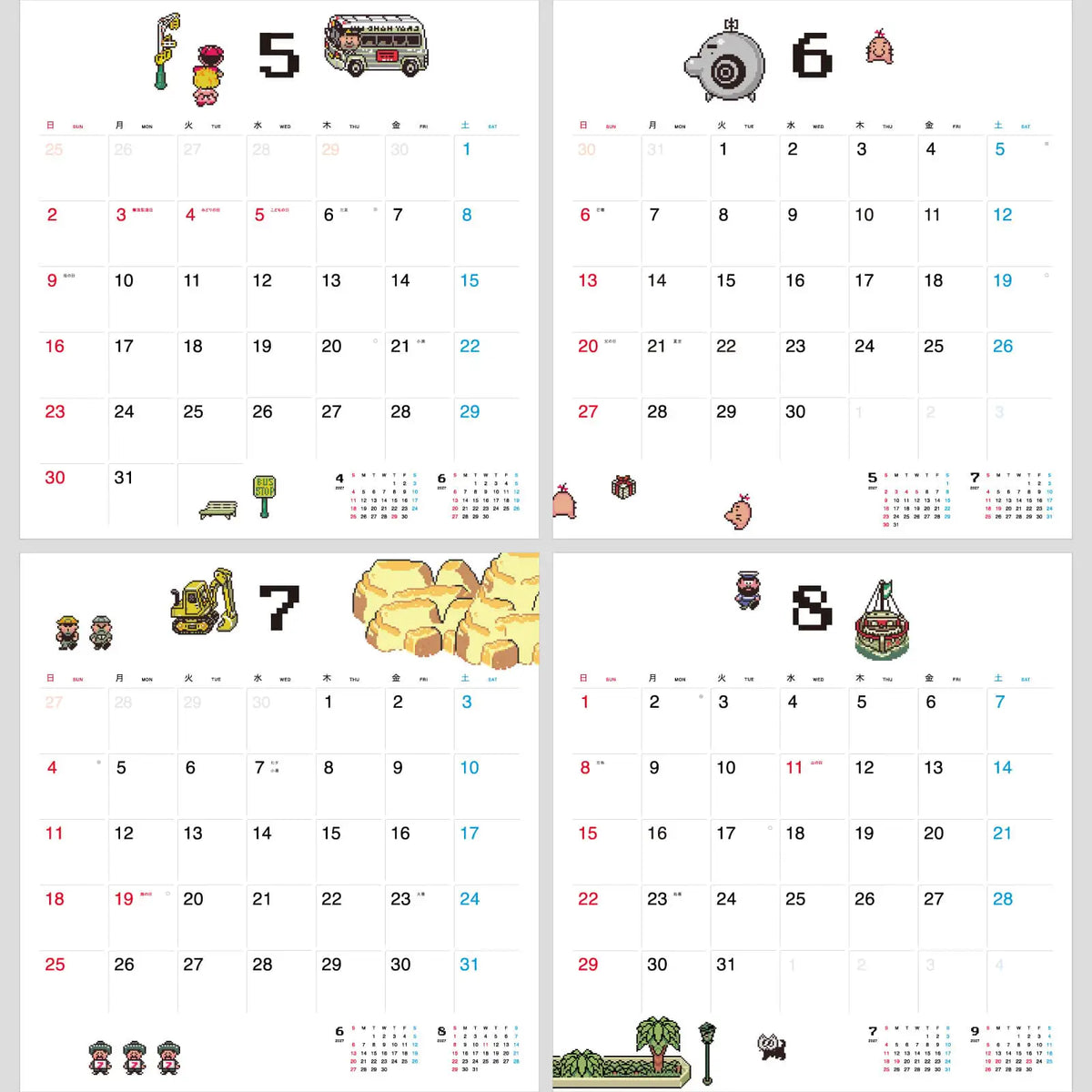 MOTHER x Hobonichi Whiteboard Calendar 2027