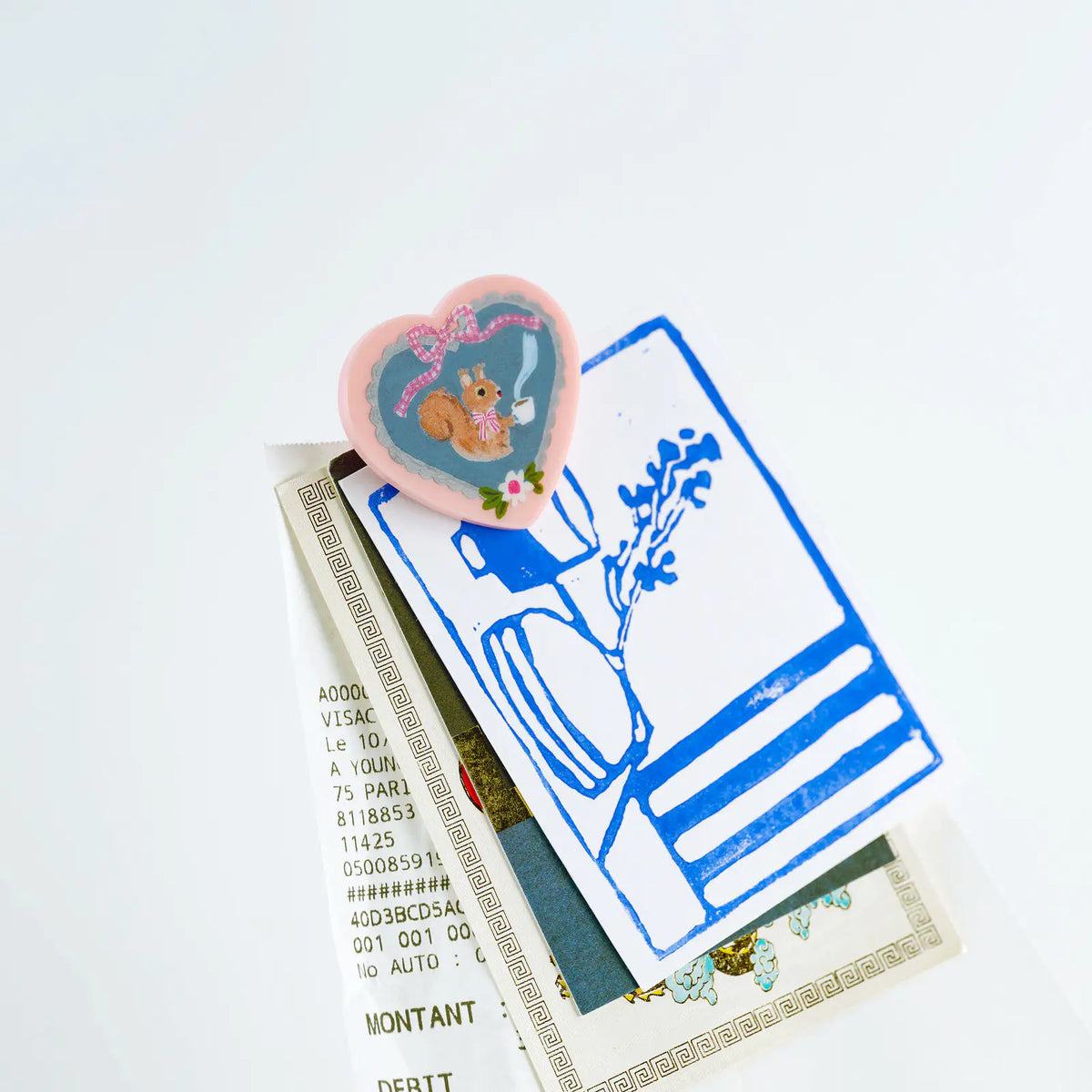 Hobonichi Yumi Kitagishi Shiro Neko Acrylic Clip Set 3 Pieces