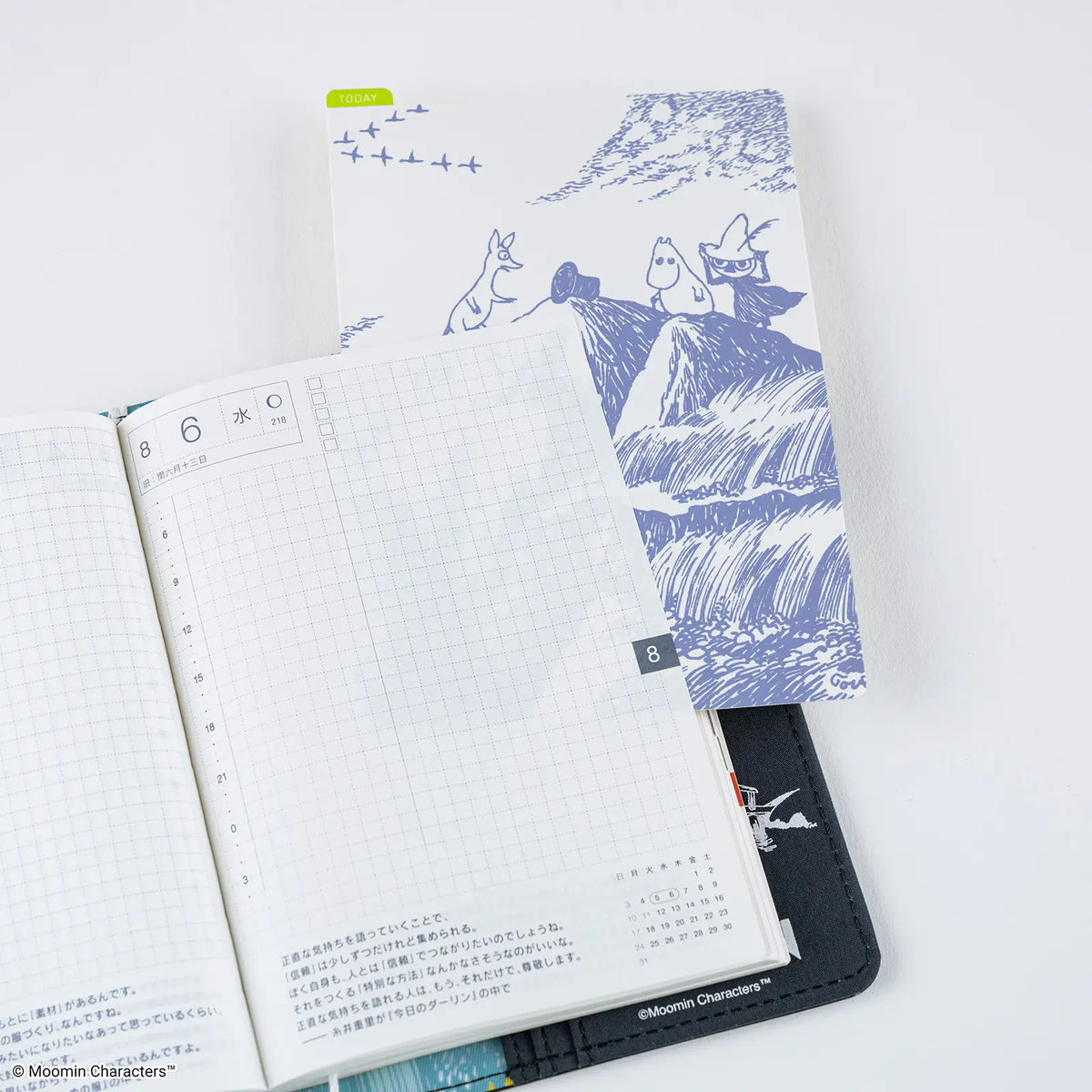 Moomin Hobonichi Planner Board Original A6 Cousin A5 Weeks