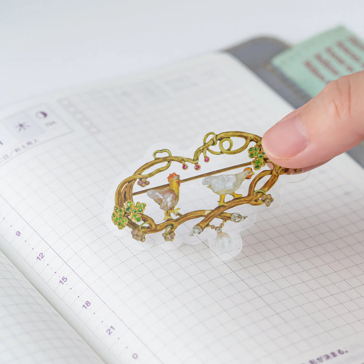 Hobonichi V&A Nearly Life Size Jewelry Stickers