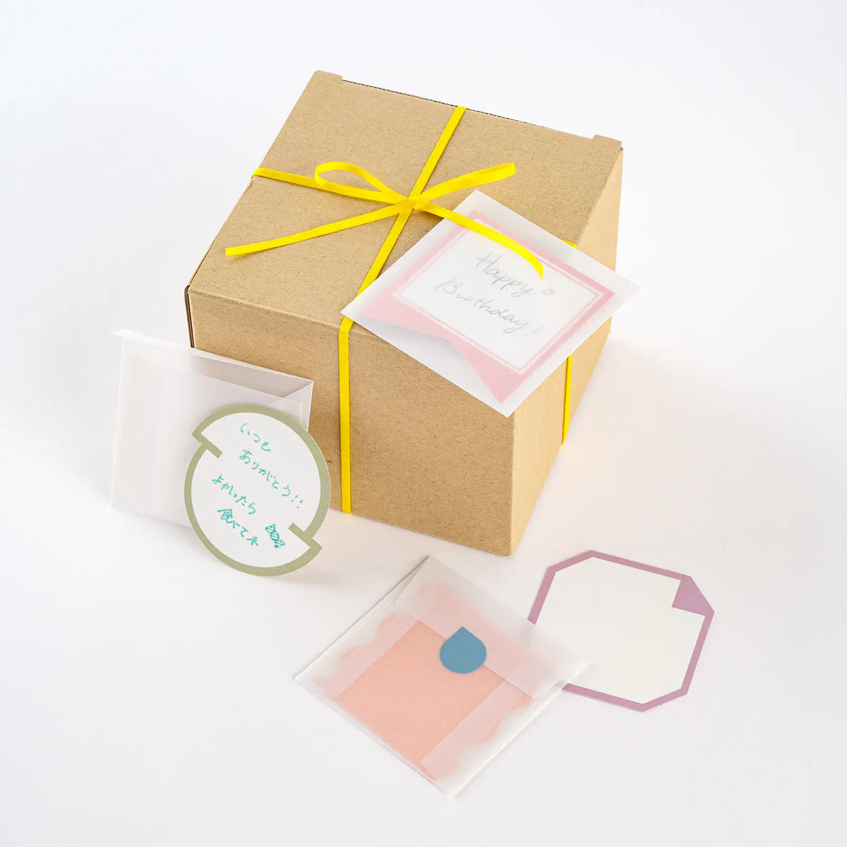 Hobonichi Techo TSUKI no IRO Mini Card Set 12 Designs with Envelopes