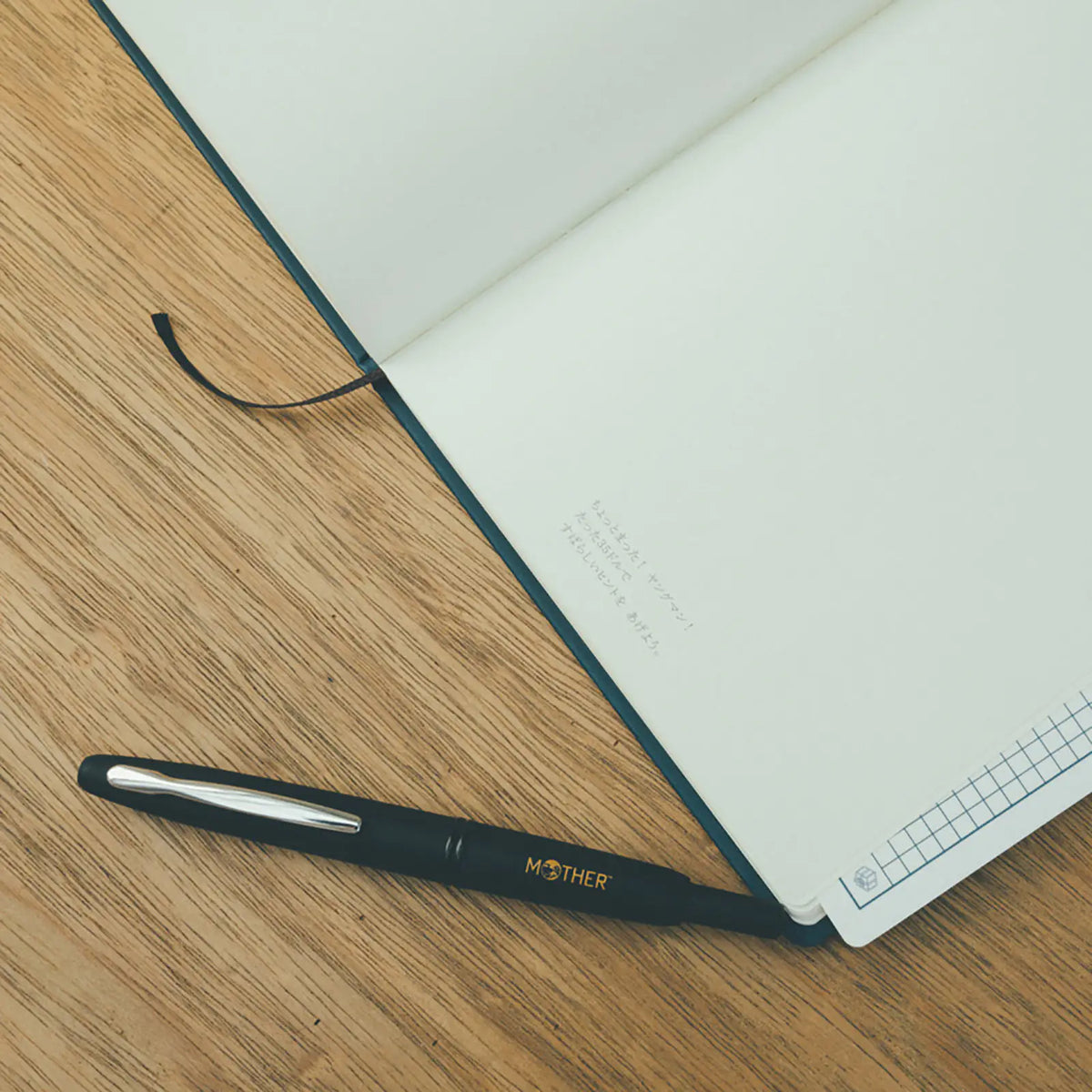 Hobonichi MOTHER NOTEBOOK Blank Notebook with Guide Sheet