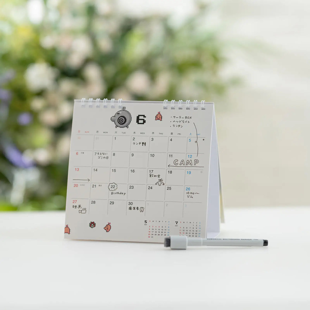 MOTHER x Hobonichi Whiteboard Calendar 2027