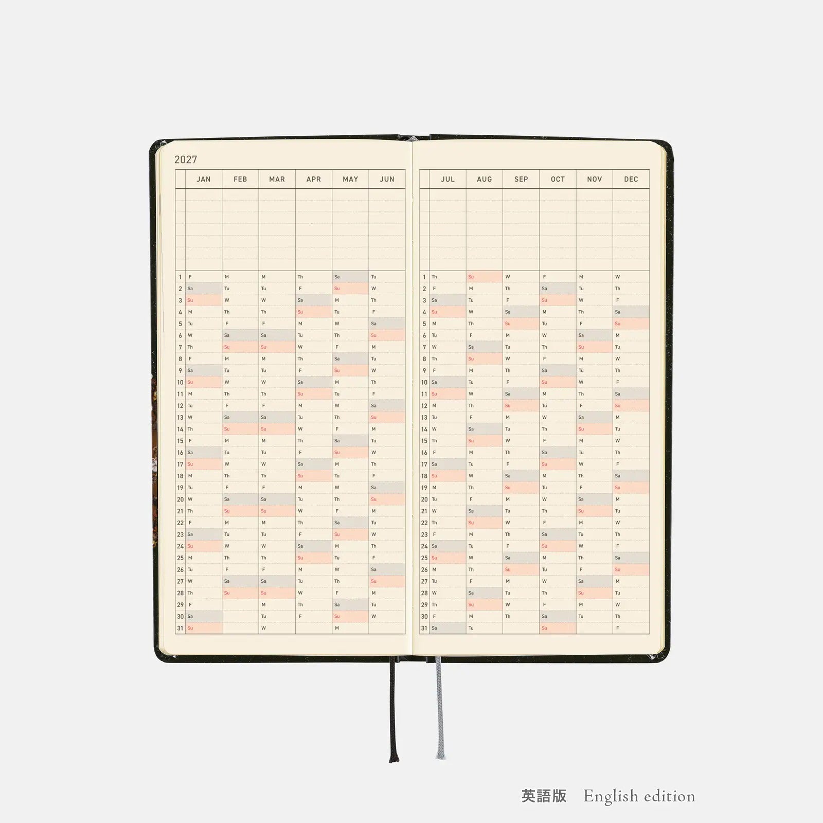 Hobonichi Techo Weeks 2027 Starlight Planner