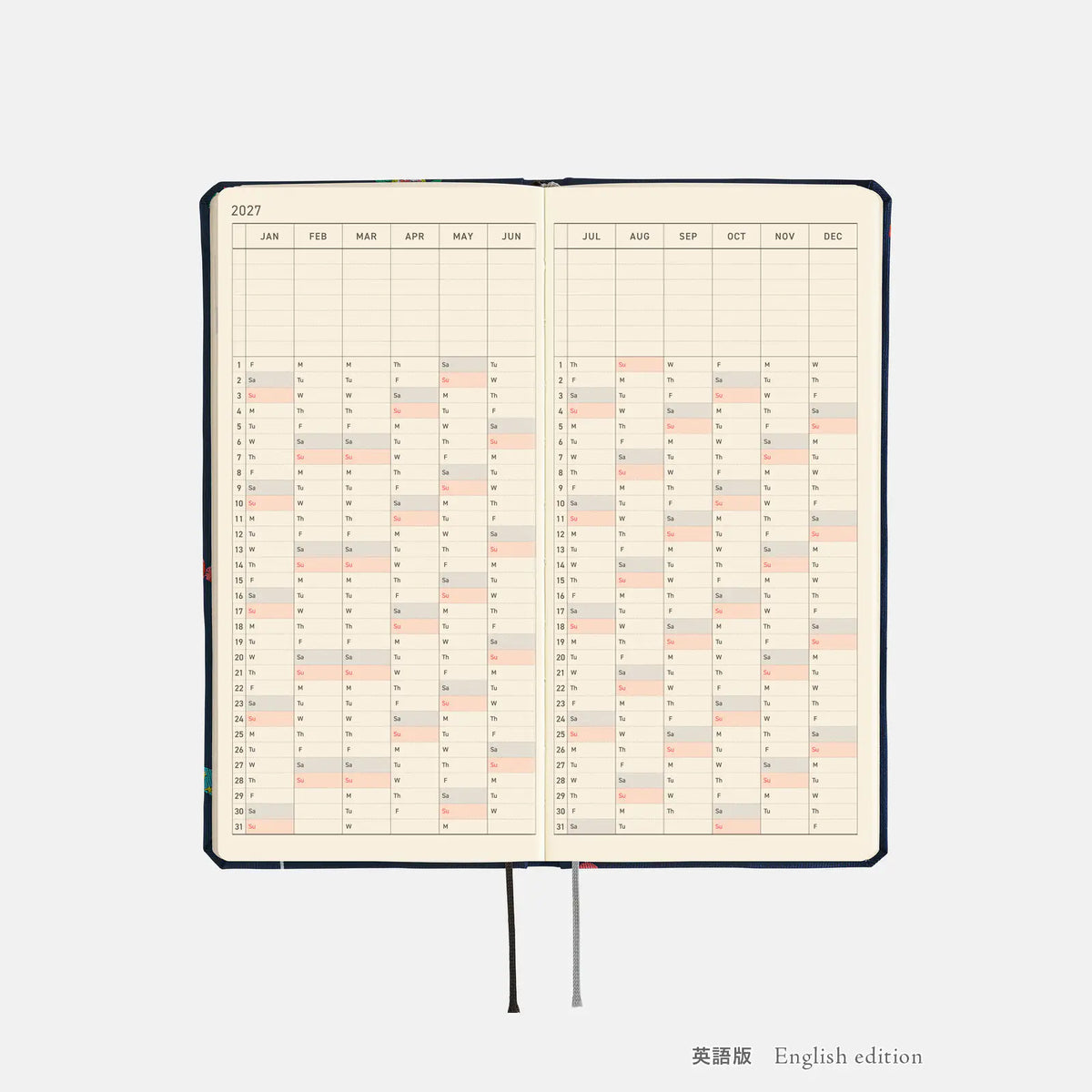 Hobonichi Techo Weeks Mega 2027 Tie & Chief “Candy Dream” Planner