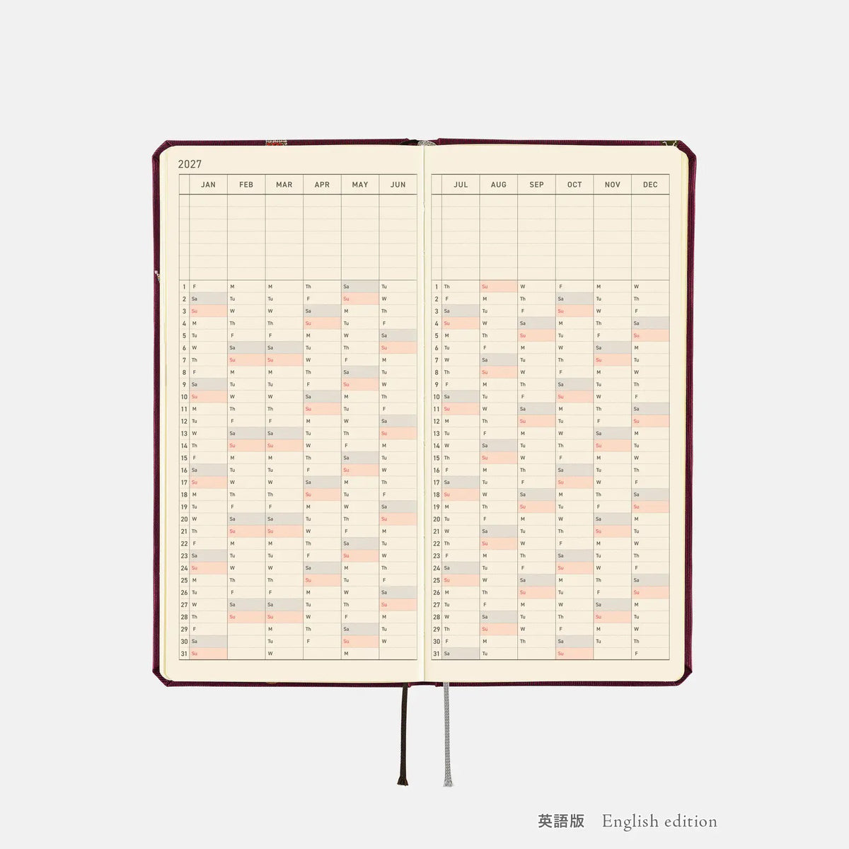 Hobonichi Techo Weeks 2027 Welcome to the V&A Planner