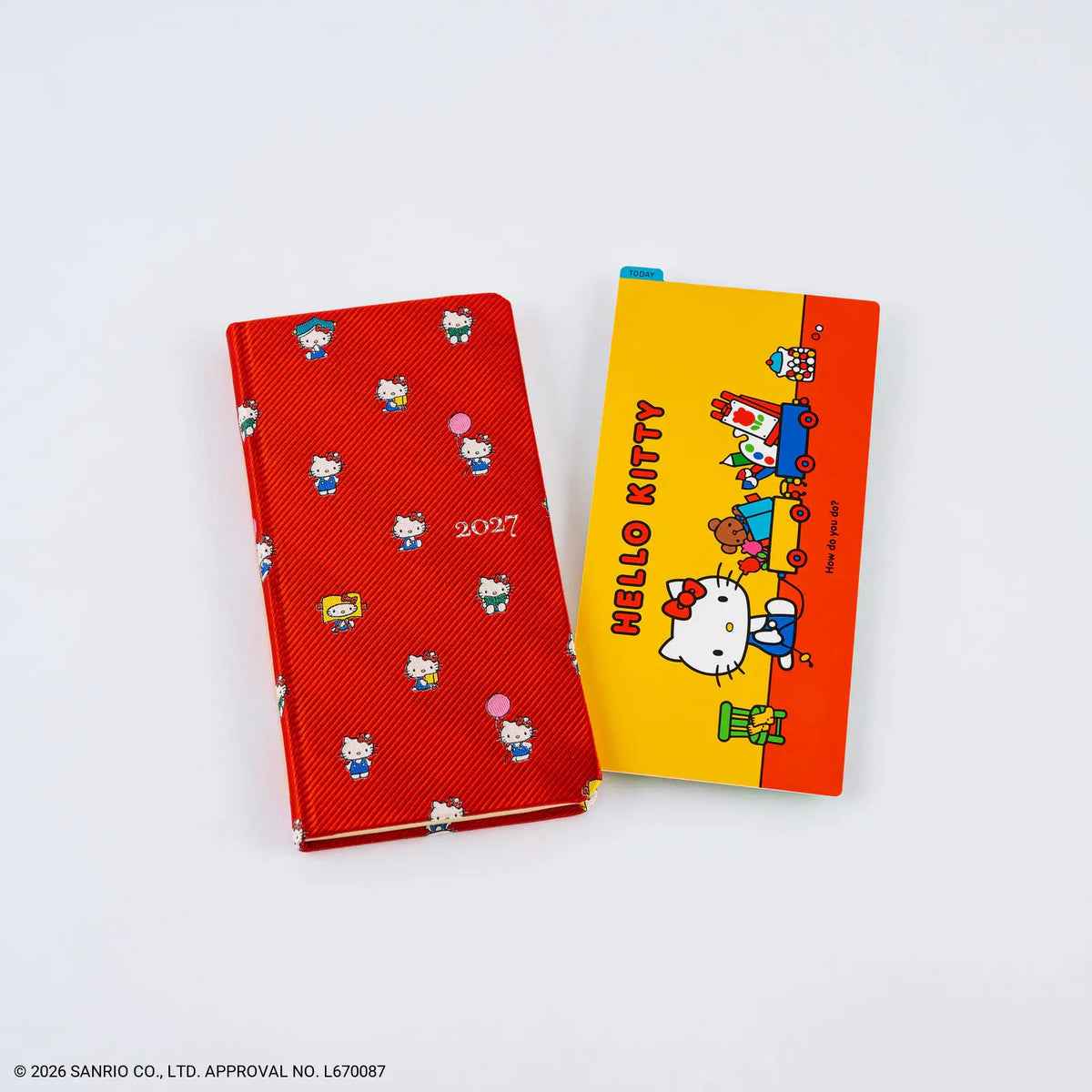 Hobonichi Techo 2027 Hello Kitty Planner Pencil Board Original A6 Cousin A5 Weeks
