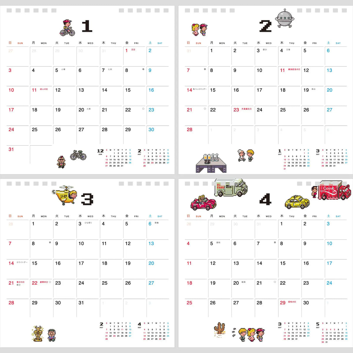 MOTHER x Hobonichi Whiteboard Calendar 2027