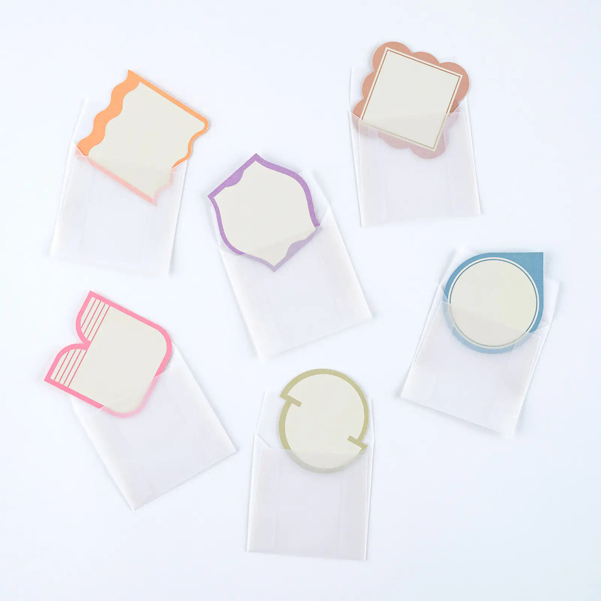 Hobonichi Techo TSUKI no IRO Mini Card Set 12 Designs with Envelopes