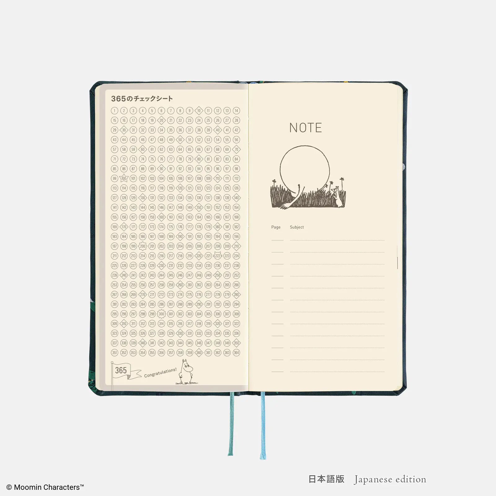 Hobonichi Techo Weeks 2027 Moomin “A Day with Snufkin” Weekly Planner
