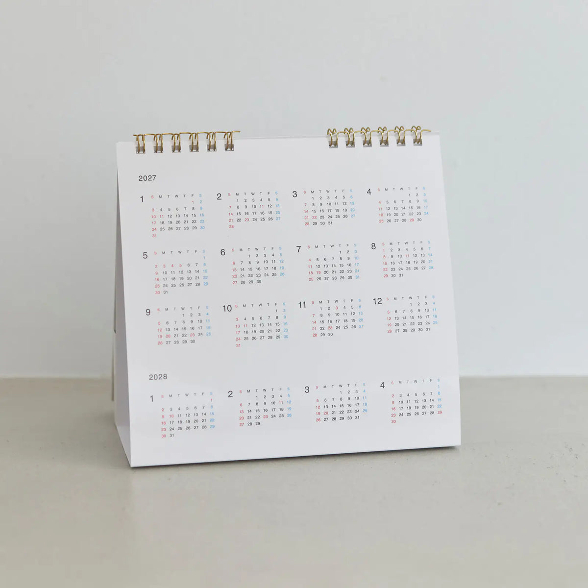 Hobonichi Whiteboard Calendar 2027 with File Pocket and Message Board