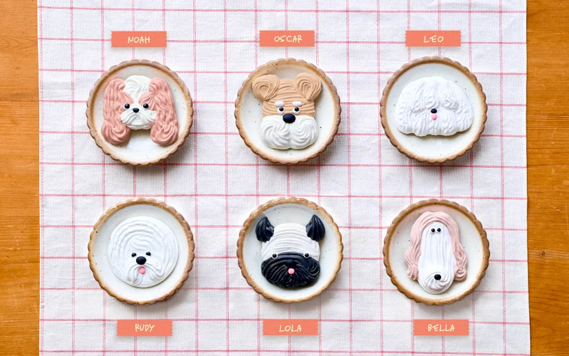 Patissticker Meringue Dogs Series 3D Decoration Sticker Blind Box