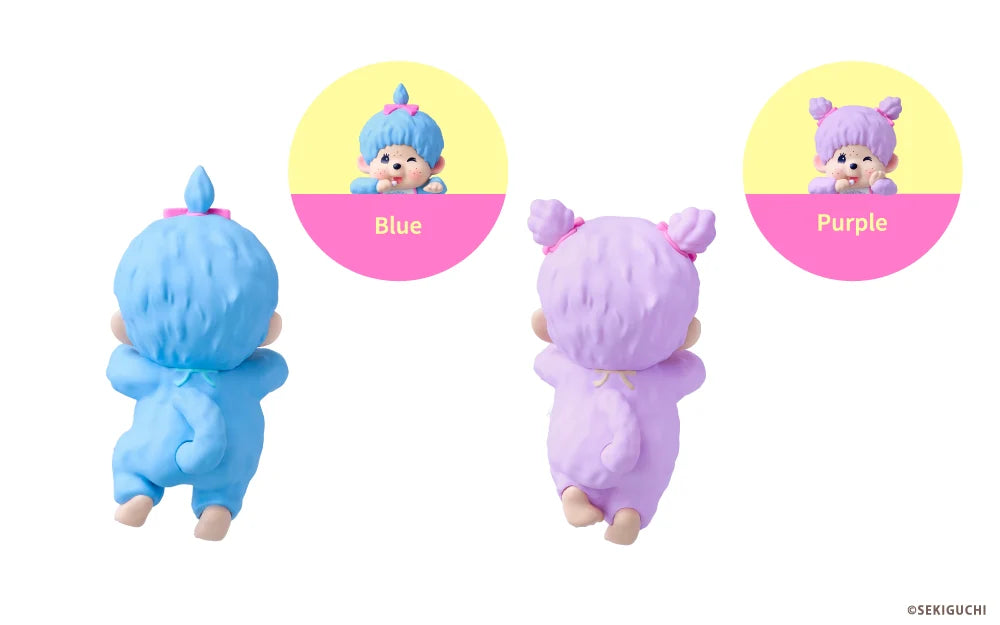 HIPPERS Monchhichi COLORS Wink Series Collectible Figure Blind Box