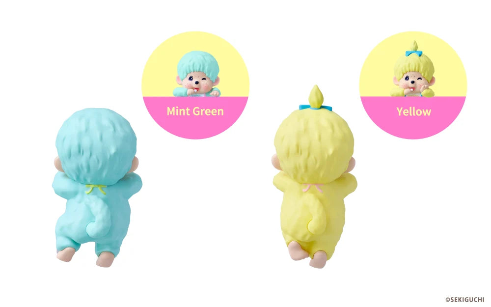HIPPERS Monchhichi COLORS Wink Series Collectible Figure Blind Box