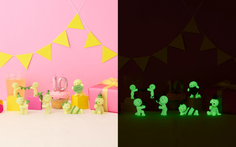 Smiski Birthday Series Glow in the Dark Blind Box Figure