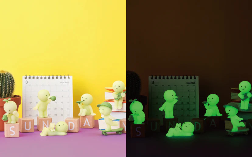 SMISKI Sunday Series Glow in the Dark Mini Figure Blind Box