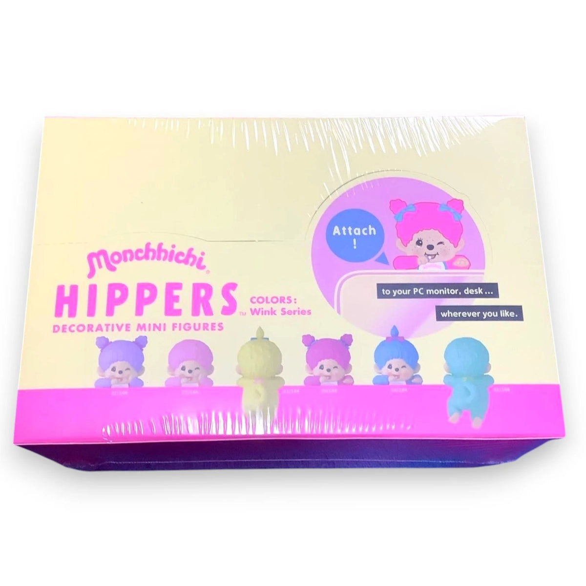 HIPPERS Monchhichi COLORS Wink Series Collectible Figure Blind Box