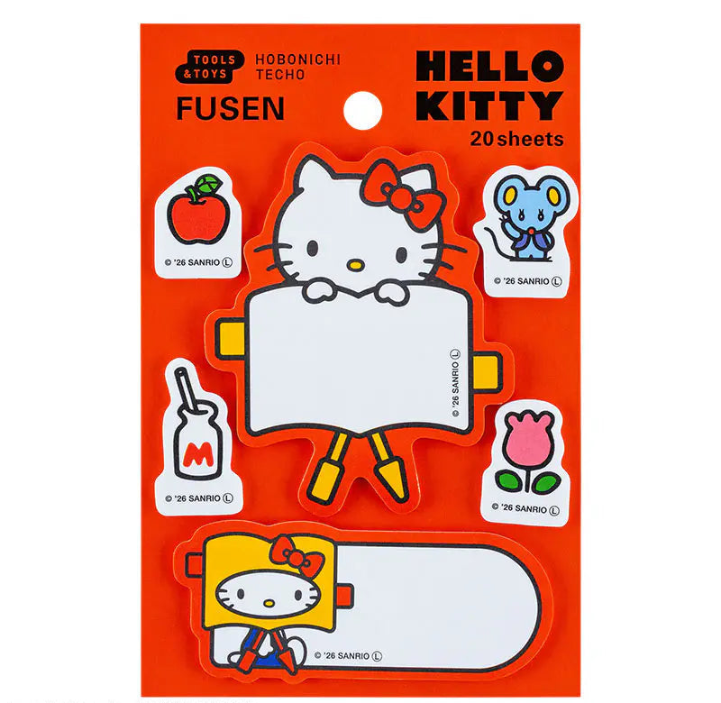 Hobonichi Techo 2027 Hello Kitty Sticky Notes Set 6 Designs