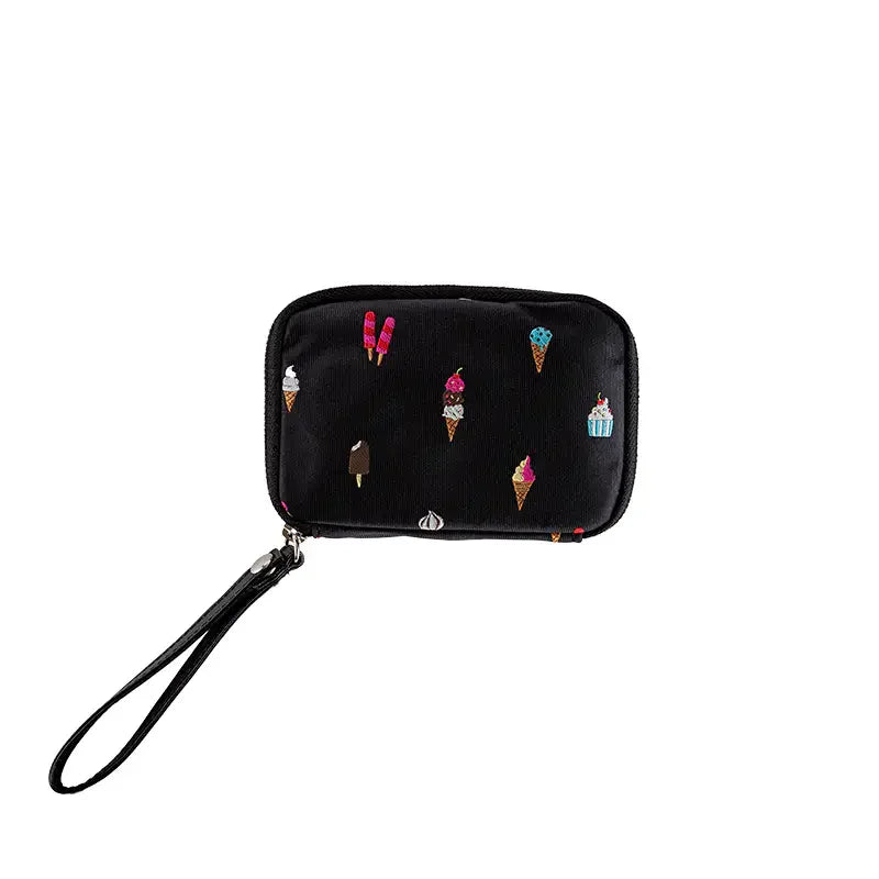 Hobonichi Techo Drawer Pouch Pocket “Happy Ice Cream” Mini Organizer Pouch