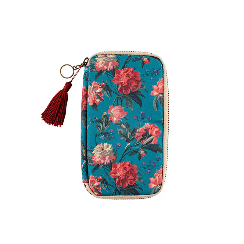 Hobonichi LIBERTY FABRICS “Decadent Blooms” Small Drawer Pouch