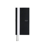 Hobonichi Techo Weeks 2027 White Line Black Planner