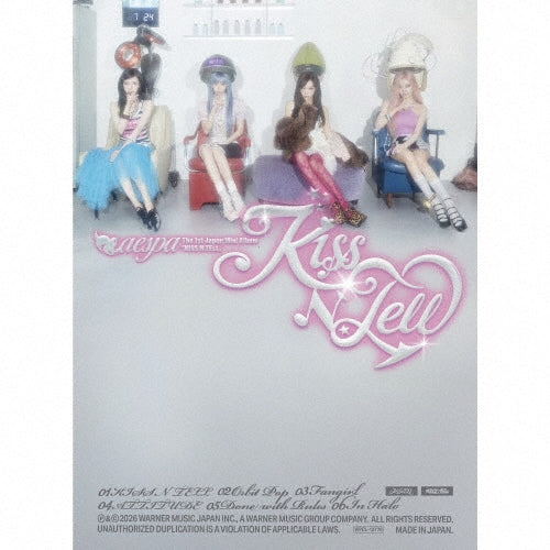 aespa KISS N TELL Japanese 1st Mini Album Limited Edition CD